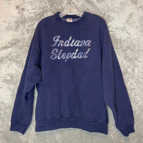 Fruit of the Loom Other - Classic 90s Men Indiana Stepdad Heavyweight Super Cotton Crewneck Sweatshirt XL